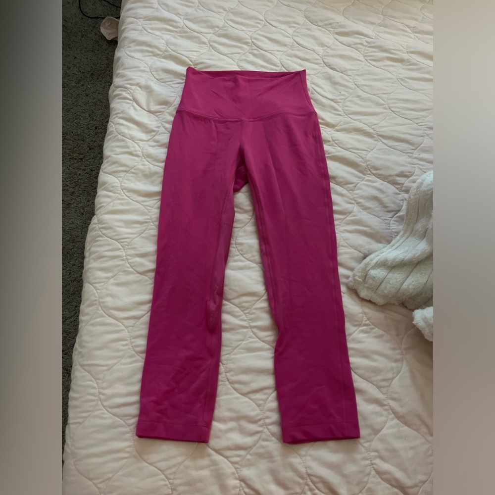 LULULEMON PINK LEGGINGS SIZE 4